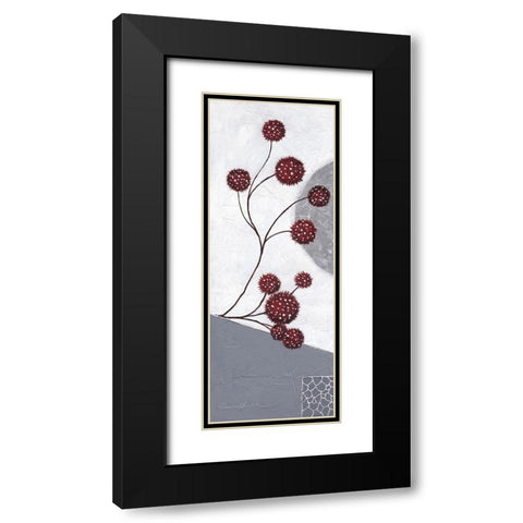 Spirit I Black Modern Wood Framed Art Print with Double Matting by Ancilotti, Claudia