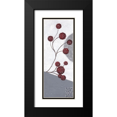 Spirit I Black Modern Wood Framed Art Print with Double Matting by Ancilotti, Claudia