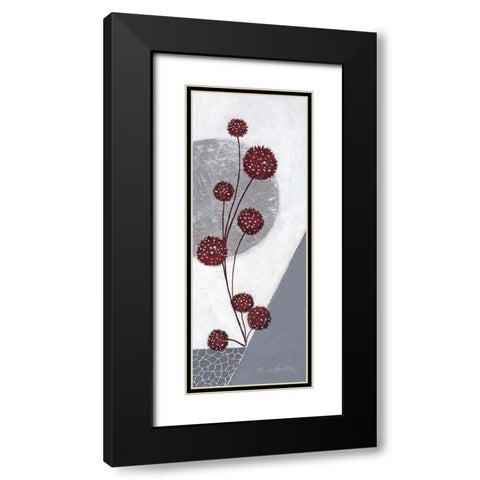 Spirit III Black Modern Wood Framed Art Print with Double Matting by Ancilotti, Claudia