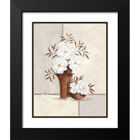 Vintage Style Black Modern Wood Framed Art Print with Double Matting by Ancilotti, Claudia