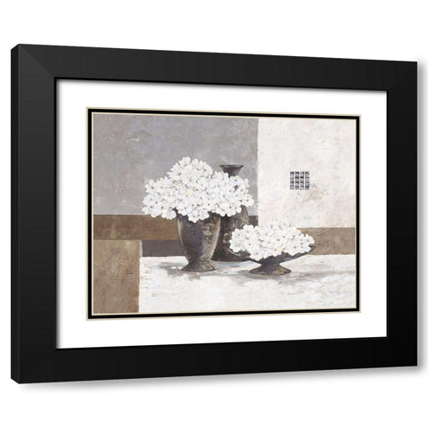 Cristal Pearl Black Modern Wood Framed Art Print with Double Matting by Ancilotti, Claudia
