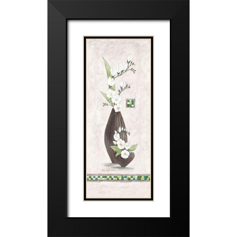 Secret Garden III Black Modern Wood Framed Art Print with Double Matting by Ancilotti, Claudia