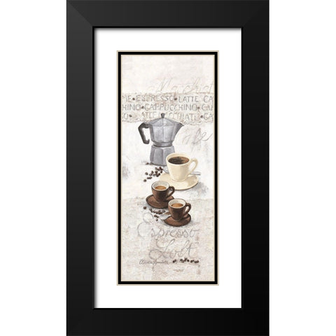 Espresso Loft Black Modern Wood Framed Art Print with Double Matting by Ancilotti, Claudia
