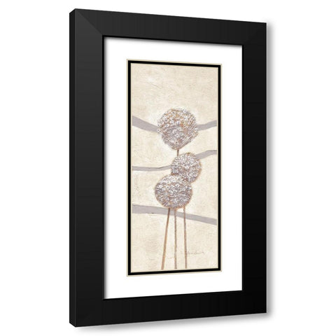 Pure Balance I Black Modern Wood Framed Art Print with Double Matting by Ancilotti, Claudia