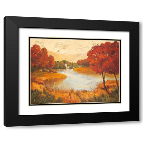 Summer Spirit Black Modern Wood Framed Art Print with Double Matting by Ancilotti, Claudia