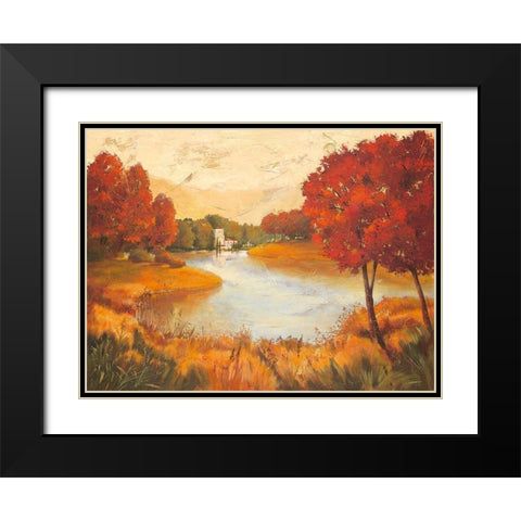 Summer Spirit Black Modern Wood Framed Art Print with Double Matting by Ancilotti, Claudia