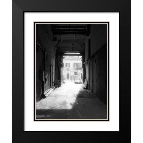 RUN-DOWN BUILDINGS I Black Modern Wood Framed Art Print with Double Matting by Carlier, Dick