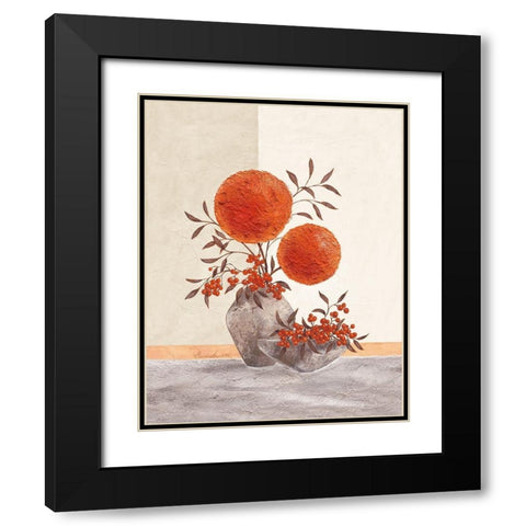 Inspiration Energy Black Modern Wood Framed Art Print with Double Matting by Ancilotti, Claudia