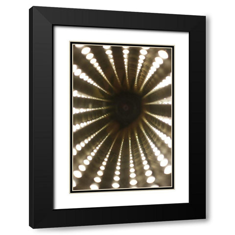 Lights I Black Modern Wood Framed Art Print with Double Matting by Carlier, Dick
