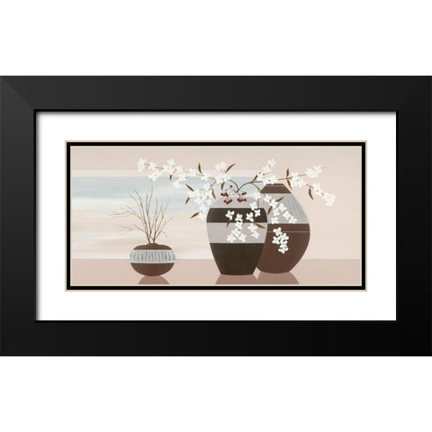 VIew From A Window II Black Modern Wood Framed Art Print with Double Matting by Sedalia, David