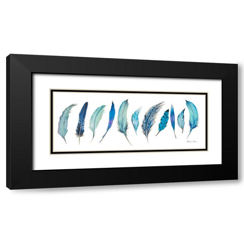 Birds Of A Feather Black Modern Wood Framed Art Print with Double Matting by Robertson, Marilyn