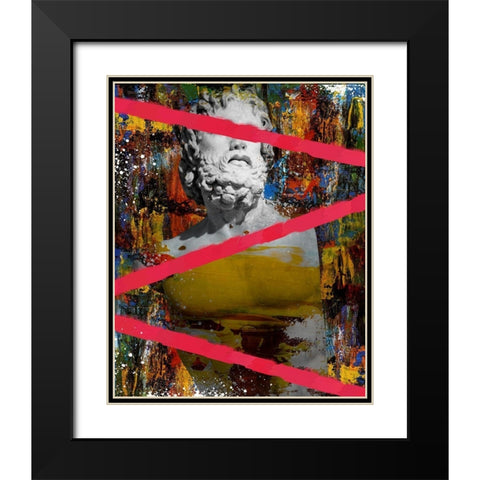 Hidden Faces 3 Black Modern Wood Framed Art Print with Double Matting by van Gog, Henk