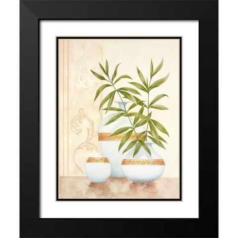 Sheer Elegance II Black Modern Wood Framed Art Print with Double Matting by Sedalia, David