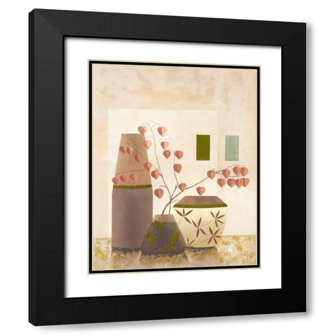 Ambiance II Black Modern Wood Framed Art Print with Double Matting by Sedalia, David