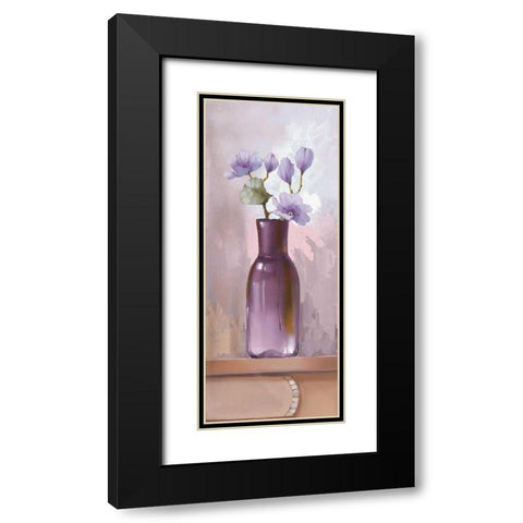 Lilac Kitchen I Black Modern Wood Framed Art Print with Double Matting by Babichev