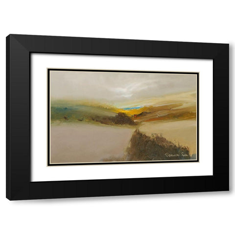 HEAVEN AND EARTH III Black Modern Wood Framed Art Print with Double Matting by Lee, Spencer