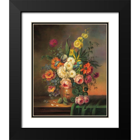 DUTCH STYLE CLASSICS II Black Modern Wood Framed Art Print with Double Matting by Pila