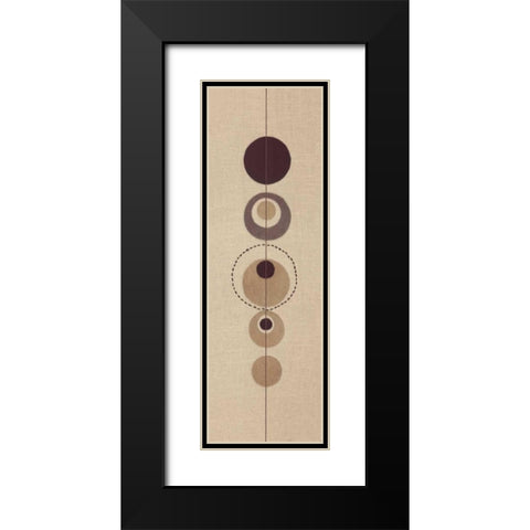 Conciousness I Black Modern Wood Framed Art Print with Double Matting by Design Show