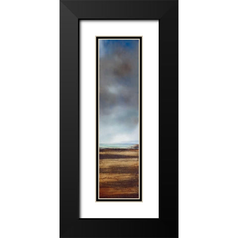 Coastal Retreat II Black Modern Wood Framed Art Print with Double Matting by Dworok, Peter