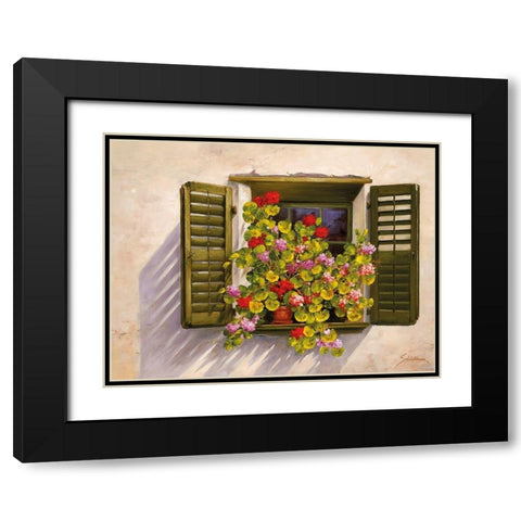 WONDERFUL VIEW I Black Modern Wood Framed Art Print with Double Matting by Schoelnhammer, Heinz