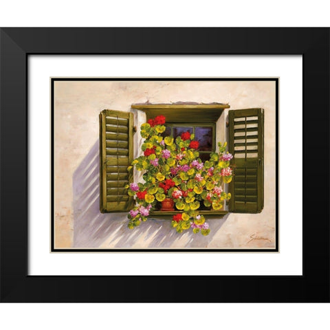 WONDERFUL VIEW I Black Modern Wood Framed Art Print with Double Matting by Schoelnhammer, Heinz