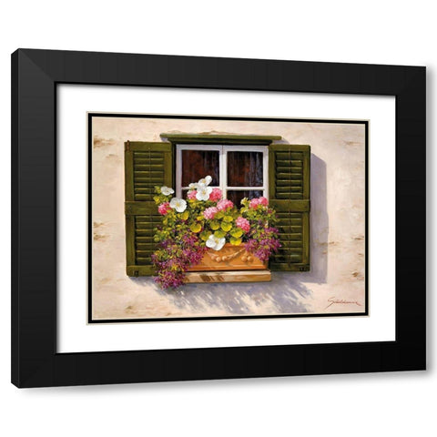 WONDERFUL VIEW II Black Modern Wood Framed Art Print with Double Matting by Schoelnhammer, Heinz