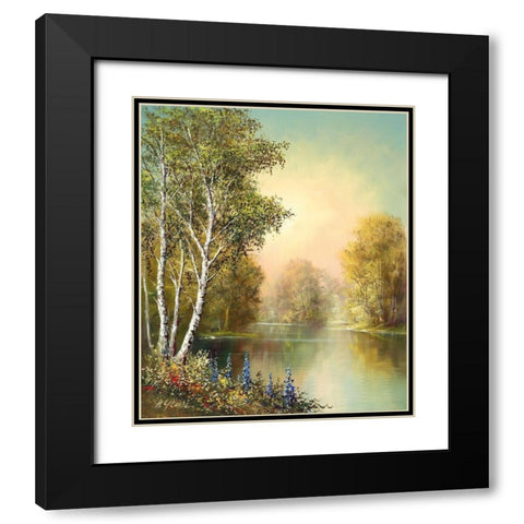 JOSEPHS FAVOURITE I Black Modern Wood Framed Art Print with Double Matting by Glassl, Helmut