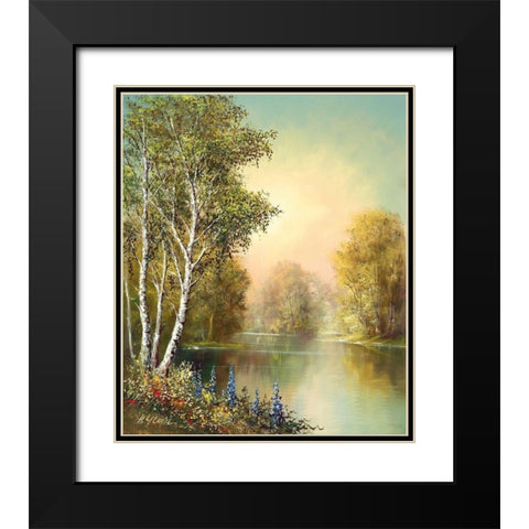 JOSEPHS FAVOURITE I Black Modern Wood Framed Art Print with Double Matting by Glassl, Helmut