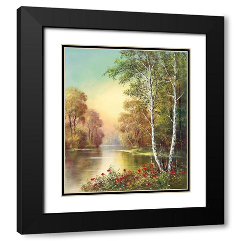 JOSEPHS FAVOURITE II Black Modern Wood Framed Art Print with Double Matting by Glassl, Helmut