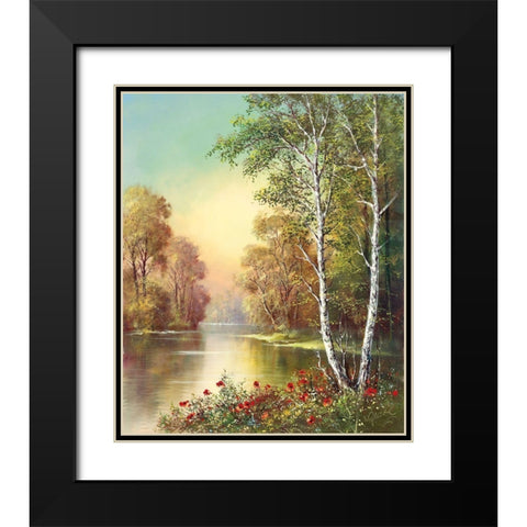 JOSEPHS FAVOURITE II Black Modern Wood Framed Art Print with Double Matting by Glassl, Helmut