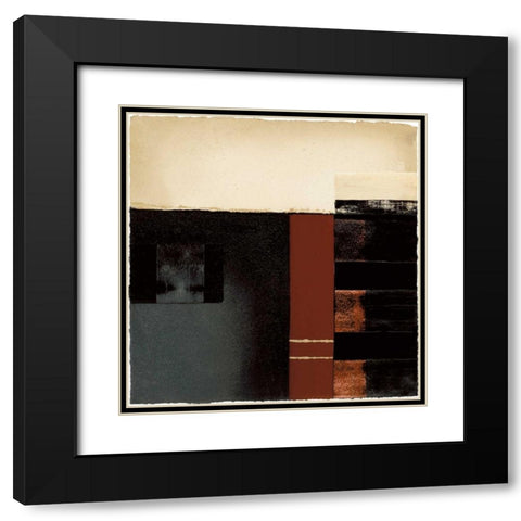 Moccha Black Modern Wood Framed Art Print with Double Matting by Carter, Brad