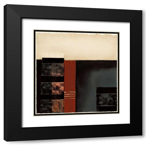 Latte Black Modern Wood Framed Art Print with Double Matting by Carter, Brad