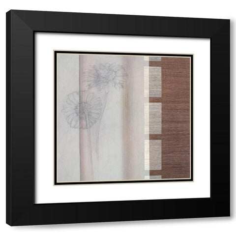 Odeur I Black Modern Wood Framed Art Print with Double Matting by Verbeek-Van Den Broek