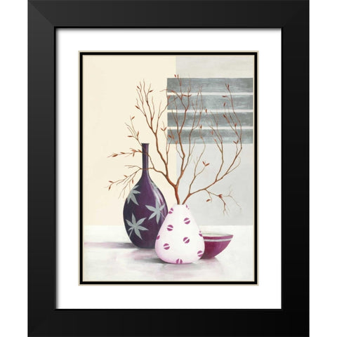 Purple Temptation II Black Modern Wood Framed Art Print with Double Matting by Sedalia, David