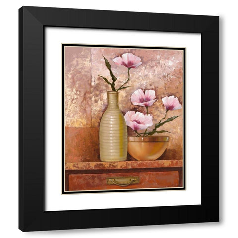 Cottage Kitchen II Black Modern Wood Framed Art Print with Double Matting by Babichev