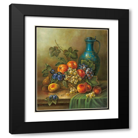 Still-Life WITH MUG Black Modern Wood Framed Art Print with Double Matting by Pila