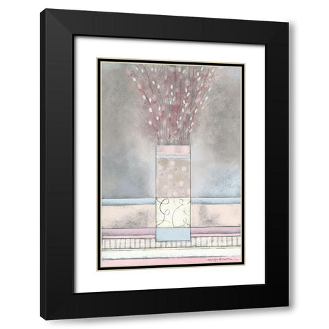 COLOUR PALETTE II Black Modern Wood Framed Art Print with Double Matting by Robertson, Marilyn