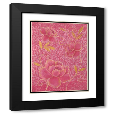 Illusion II Black Modern Wood Framed Art Print with Double Matting by Design Show