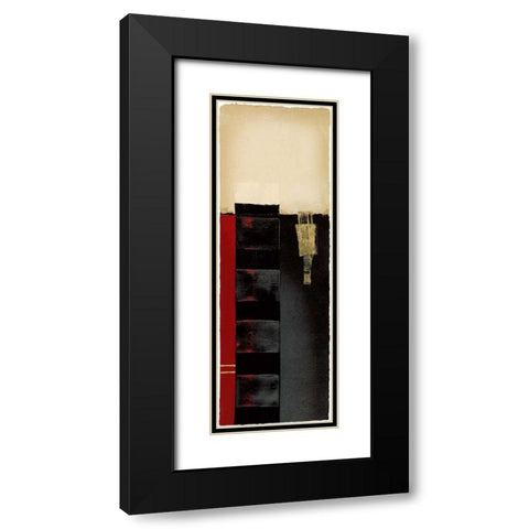 Street Life I Black Modern Wood Framed Art Print with Double Matting by Carter, Brad