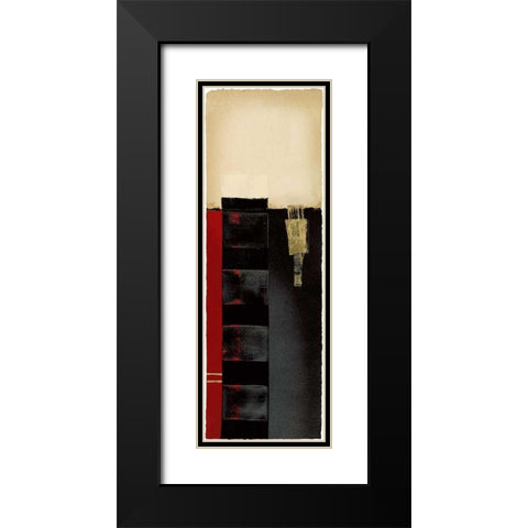 Street Life I Black Modern Wood Framed Art Print with Double Matting by Carter, Brad