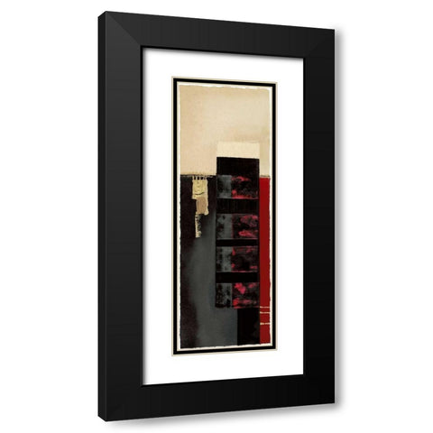 Street Life II Black Modern Wood Framed Art Print with Double Matting by Carter, Brad