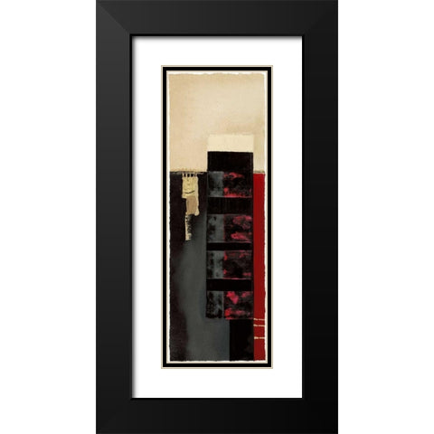 Street Life II Black Modern Wood Framed Art Print with Double Matting by Carter, Brad