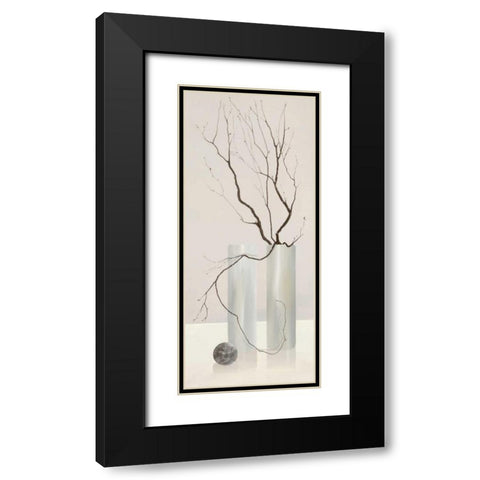 Slender Twigs II Black Modern Wood Framed Art Print with Double Matting by Wonder, Alice