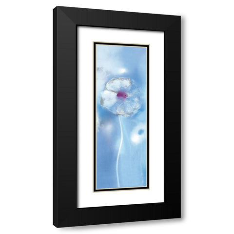 HIMALAYAN BLUE I Black Modern Wood Framed Art Print with Double Matting by Robertson, Marilyn