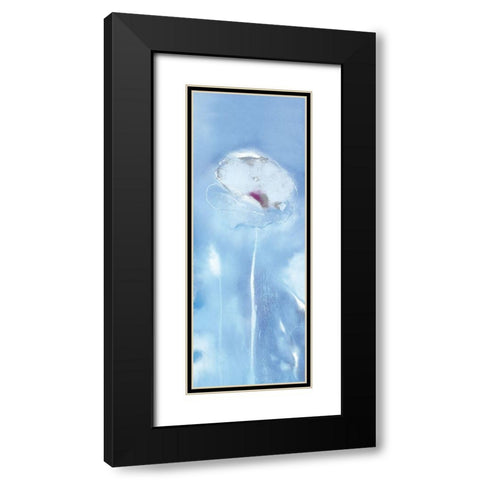 HIMALAYAN BLUE II Black Modern Wood Framed Art Print with Double Matting by Robertson, Marilyn