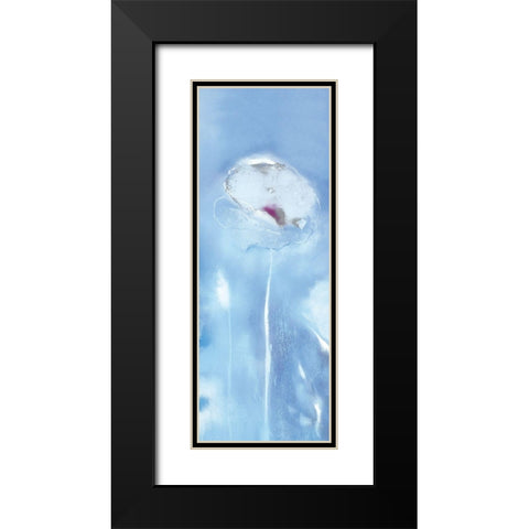 HIMALAYAN BLUE II Black Modern Wood Framed Art Print with Double Matting by Robertson, Marilyn