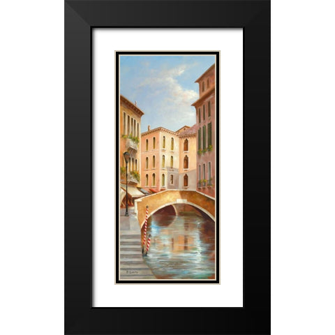 Memories Of Venice I Black Modern Wood Framed Art Print with Double Matting by Smith, B.