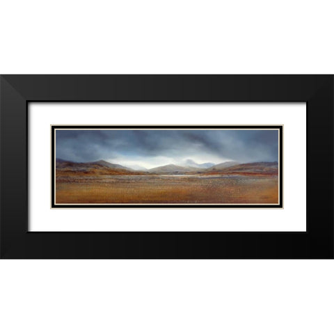 Distant Horizons II Black Modern Wood Framed Art Print with Double Matting by Dworok, Peter