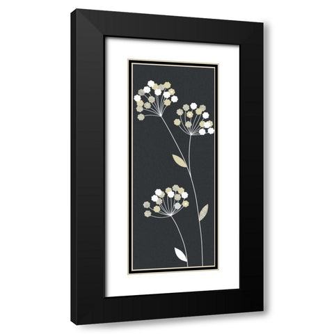 Starlight Black Modern Wood Framed Art Print with Double Matting by Design Show