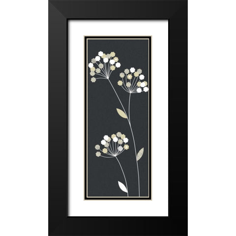 Starlight Black Modern Wood Framed Art Print with Double Matting by Design Show